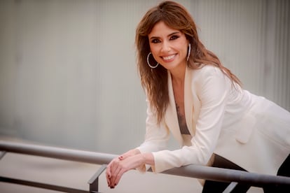 Marta Flich, periodista, fotografiada en las instalaciones de Telecinco en Madrid.