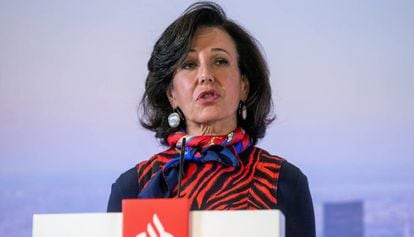 La presidenta del Banco Santander, Ana Botín. 