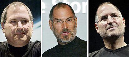 Evolución de la cara de Steve Jobs