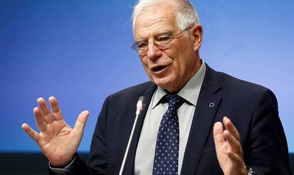 El ministro de Asuntos Exteriores y Cooperación, Josep Borrell, en junio pasado.