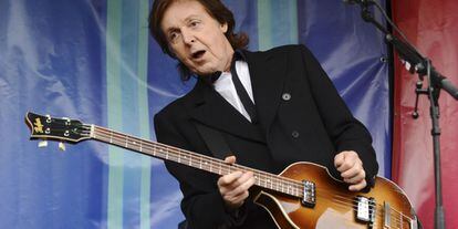 Paul McCartney, en un concierto en 2013.