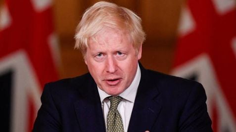 El primer ministro británico, Boris Johnson, el 16 de octubre de 2020. En vídeo, Johnson amaga con renunciar al acuerdo del Brexit. 