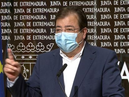 El presidente de la Junta de Extremadura, Guillermo Fernández Vara. /EUROPA PRESS