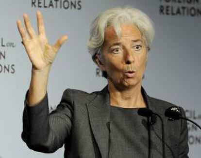 La directora gerente del Fondo Monetario Internacional (FMI), Christine Lagarde. EFE/Archivo