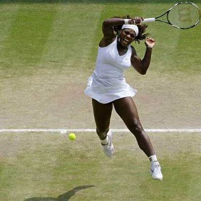 Serena Williams, durante su duelo con Elena Dementieva.