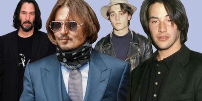 Johnny Depp y Keanu Reeves, los dos 'softoys' de los noventa.