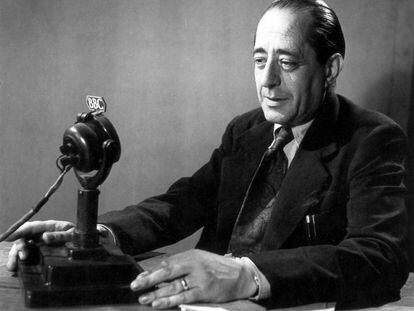 El escritor Arturo Barea. 