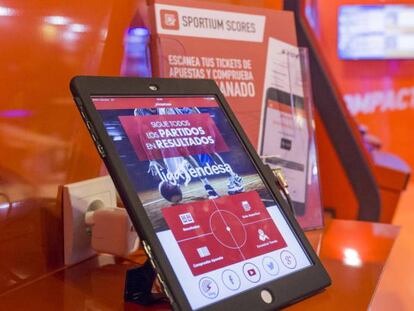 Un salón de apuestas de Sportium, propiedad de Cirsa