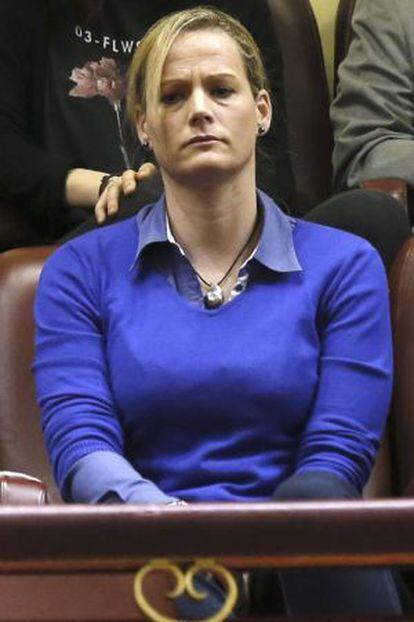 Zaida Cantera, en el Congreso.