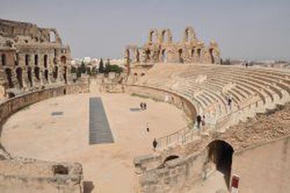 El Coliseo romano de El Jem.
