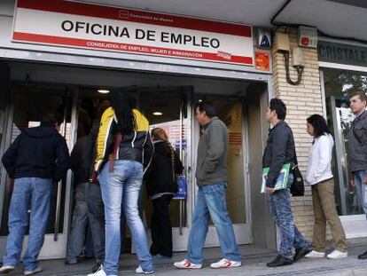 Oficina de empleo de la Comunidad de Madrid.