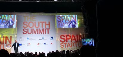 Eric Schmidt, consejero delegado de Google, durante The South Summit.