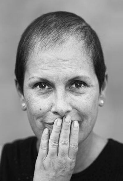 Uxue Barkos, fotografiada la semana pasada en Madrid como ella eligió: sin pañuelo.
