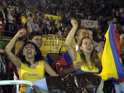 Asistentes a la quinta edición del Eurocaribe 2005, que se celebró el sábado en Leganés.