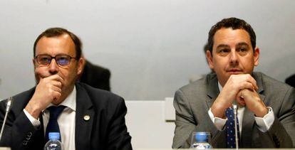 Raimon Grifols (izquierda) y Víctor Grífols Deu, co-consejeros delegados de Grifols. 