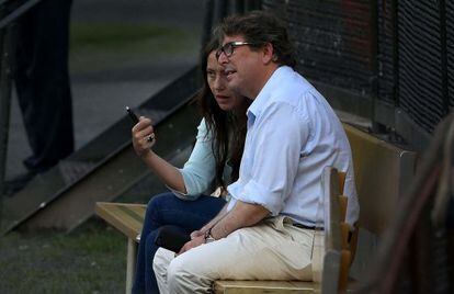 La directora de la Federación, María José Claramunt, y el secretario, Jorge Pérez