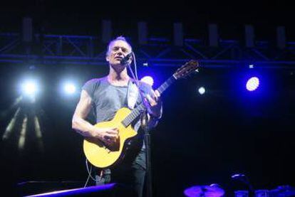 Sting, en un concierto en Florencia en 2016. 