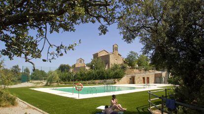 La piscina municipal de Tiurana, el pueblo más endeudado de Lleida.