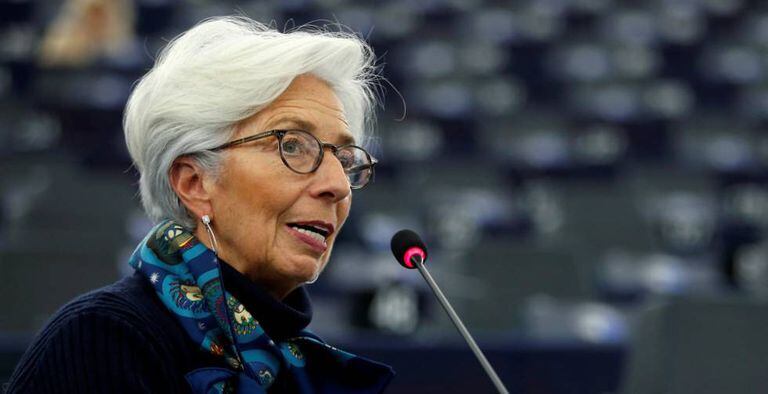 Christine Lagarde, presidenta del BCE.