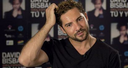 David Bisbal, este s&aacute;bado en Almer&iacute;a antes de iniciar su gira.