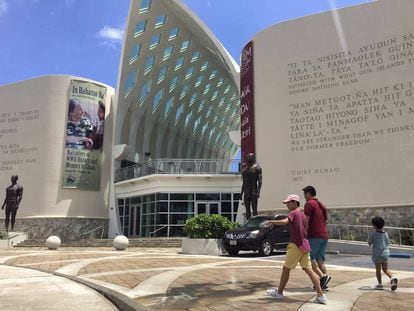 Exterior del Museo de Guam en Agaña, la capital de la isla, construido cerca de la primera misión cristiana.