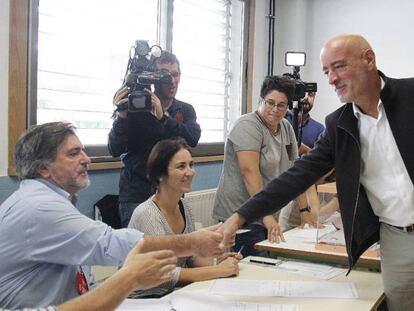 El candidato a lehendakari, Nicolás de Miguel.