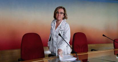 La portavoz del PSOE en el Ayuntamiento de Madrid, Purificación Causapié.