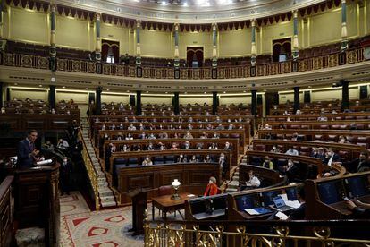 Sesión de control al Gobierno en el Congreso de los Diputados la semana pasada.