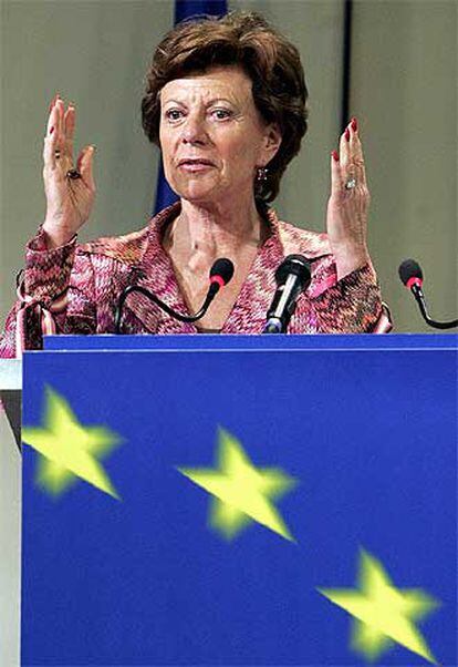La comisaria de Competencia, Neelie Kroes.
