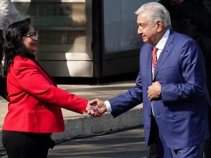 AMLO y la ministra de la SCJN, Norma Piña