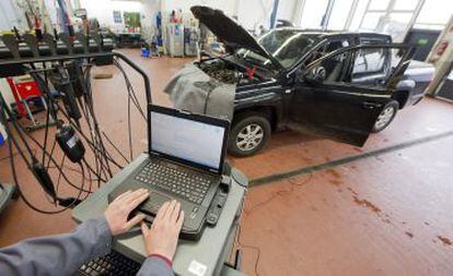 Un taller de Volkswagen en Hannover (Alemania).