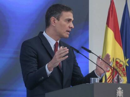 El presidente del Gobierno, Pedro Sánchez.