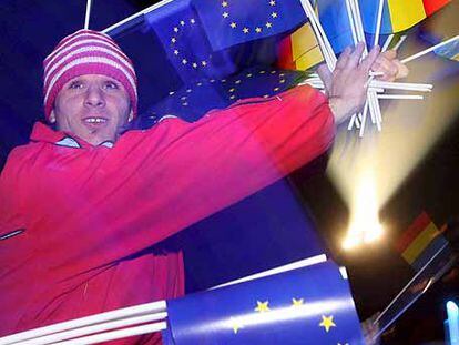 Celebraciones en Bucarest por el ingreso en la UE el pasado 1 de enero de 2006.