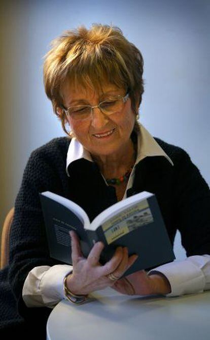 La editora Rosa Serrano.