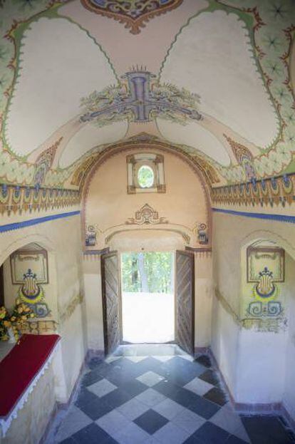 Interior del monasterio Kalwaria Zebrzydowska, en la zona de Malopolska.