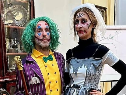 Gonzalo Pérez Jácome, en Halloween de 2023, en una imagen de su cuenta de X.