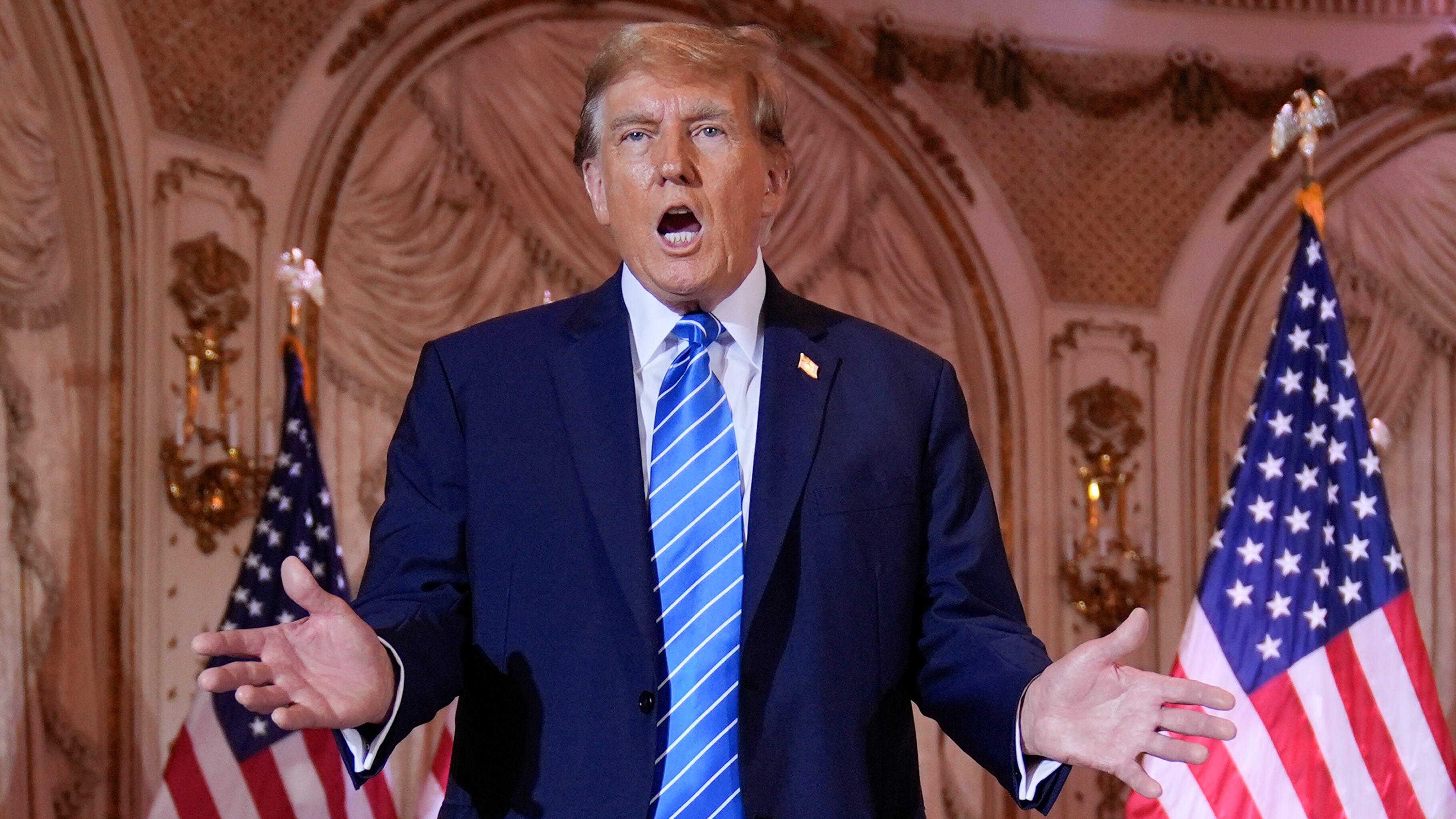 Republican presidential candidate former President Donald Trump