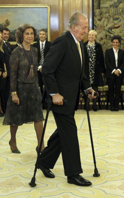 El Rey Juan Carlos reaparecía el pasado diciembre nueve días después de recibir el alta hospitalaria.