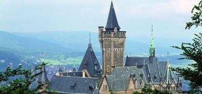 El castillo Scholß, en la parte alta de Wernigerode.