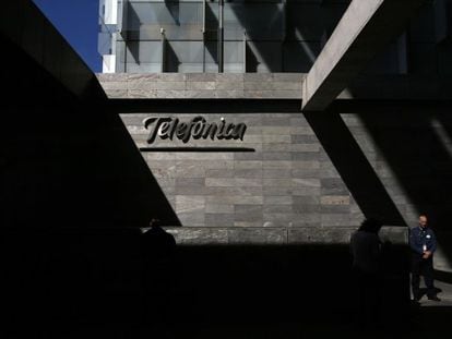 La seu de Telefónica a Madrid.