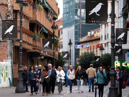 Carteles del  Festival de novela policiaca, Getafe Negro por las calles de Getafe. 