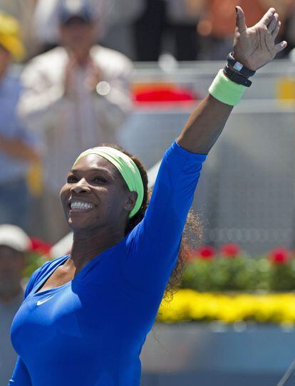 Serena Williams, líder del ránking de la WTA, es segunda en ingresos, con 20,5 millones