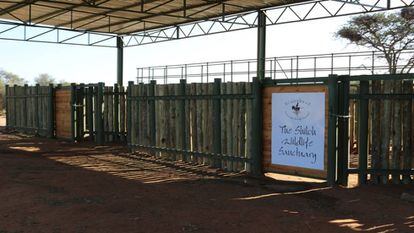 Fotografía del santuario financiado en Namibia y que lleva el nombre de una de las hijas de Angelina Jolie y Brad Pitt.