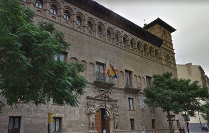 Fachada de la Audiencia Provincial de Zaragoza.