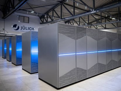 El supercomputador Juwels, en el Centro de Supercomputación de Jülich