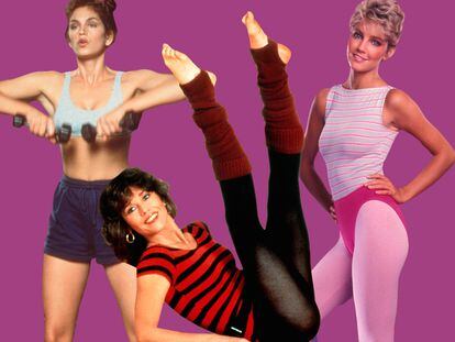 Jane Fonda, Cindy Crawford o Eva Nasarre: las 10 mejores rutinas de ejercicio retro para hacer en casa