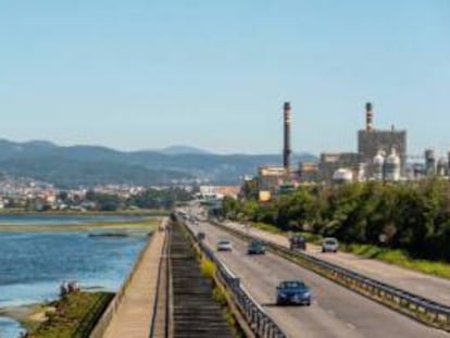 Fábrica de Ence en Pontevedra.