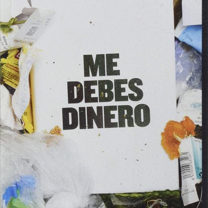 portada 'Me debes dinero', EDUARDO NAURÍN, EDITORIAL GREY TRASH