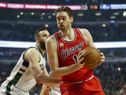 Pau Gasol y Plumlee.