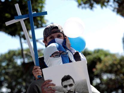 Nicaragüenses exiliados en Costa Rica, en diciembre pasado.